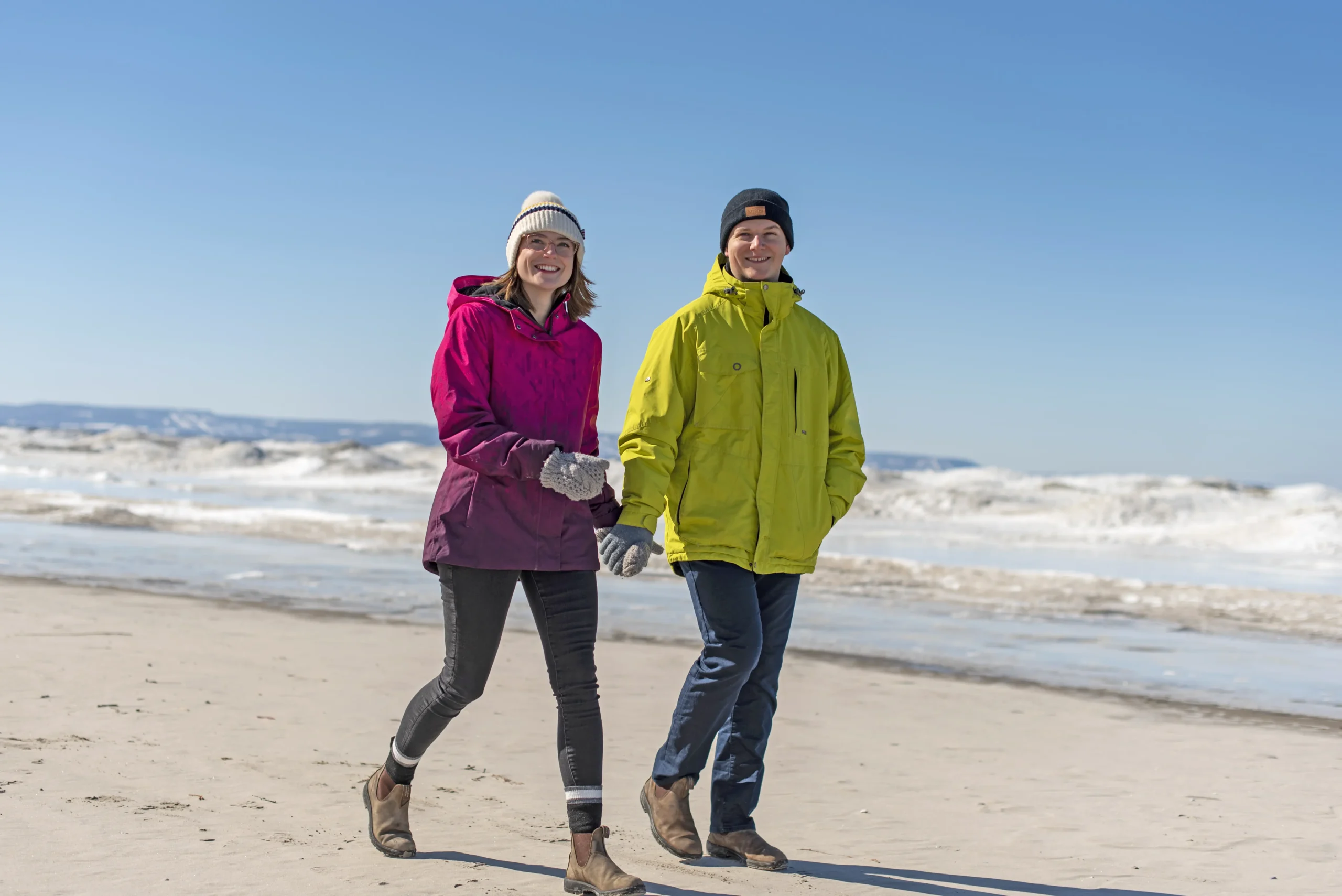 Wasaga Beach Area 2 with Boardwalk in winter